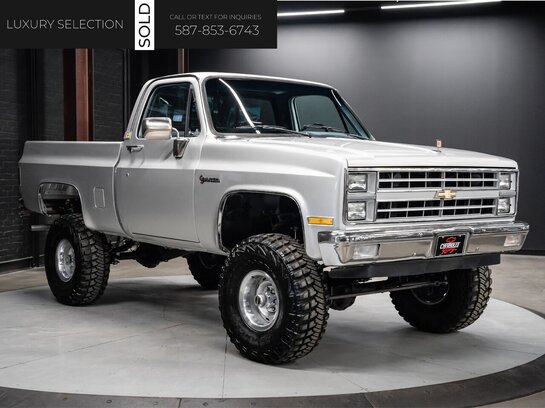 1986 Chevrolet K10 1986 Silver