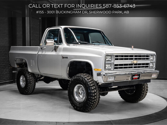 1986 Chevrolet K10 1986 Silver