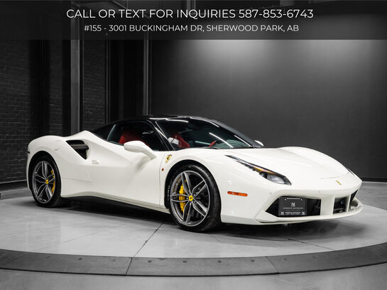 2018 Ferrari 488 GTB 2018 Bianco Avus