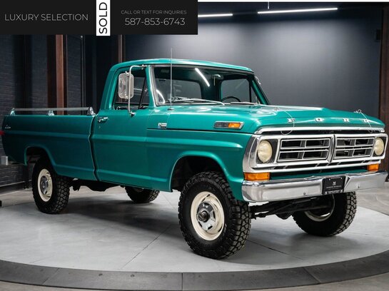 1972 Ford F-100 1972 Green