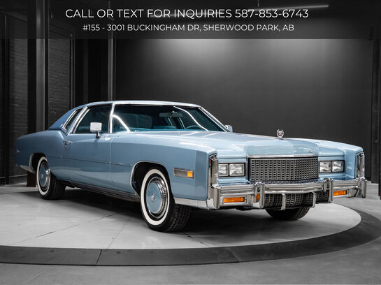 1976 Cadillac Eldorado 1976 Blue
