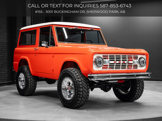 1976 Ford Bronco 1976 Orange