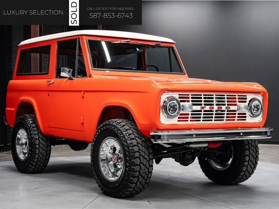 1976 Ford Bronco 1976 Orange