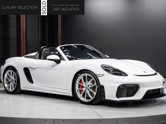 2022 Porsche 718 Spyder 2022 White