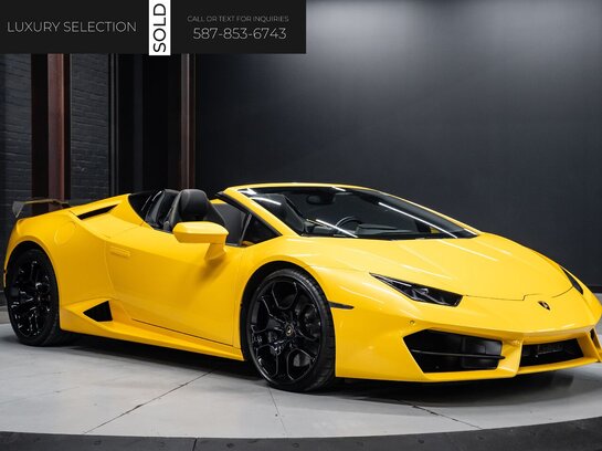 2017 Lamborghini Huracan 2017 Giallo Inti Pearl Effect