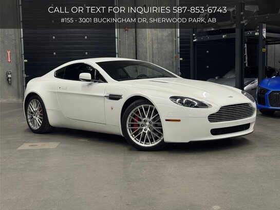 2008 Aston Martin Vantage 2008 White