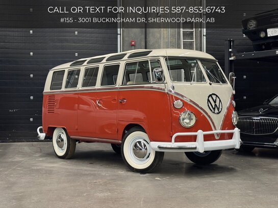 1964 Volkswagen 21-Window Deluxe Microbus 1964 Red