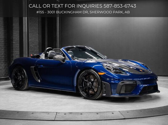 2025 Porsche 718 Spyder 2025 Blue