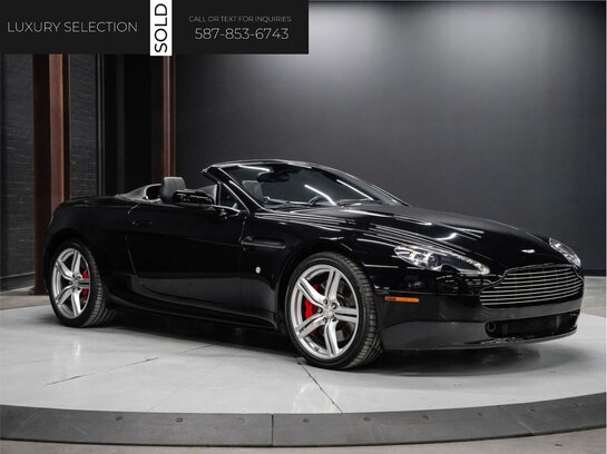2008 Aston Martin Vantage 2008 Black
