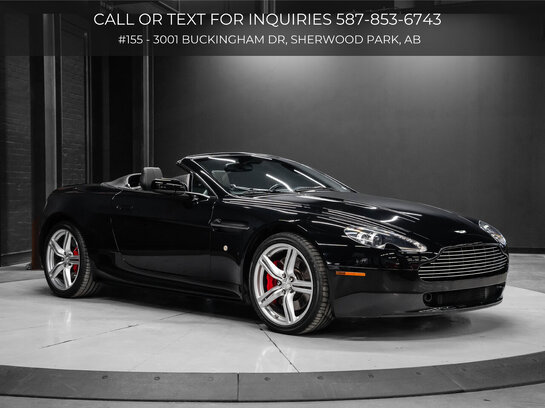 2008 Aston Martin Vantage 2008 Black