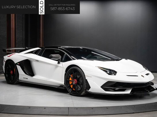 2020 Lamborghini Aventador 2020 Bianco Phanes Matt