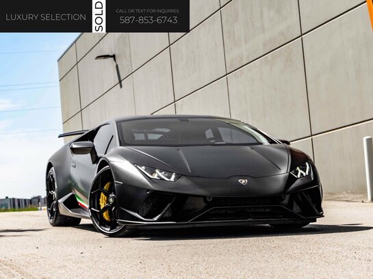 2018 Lamborghini Huracan Performante 2018 Nero Helene