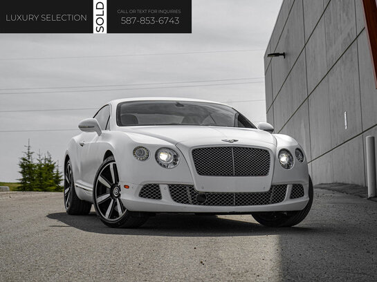 2012 Bentley Continental GT 2012 White