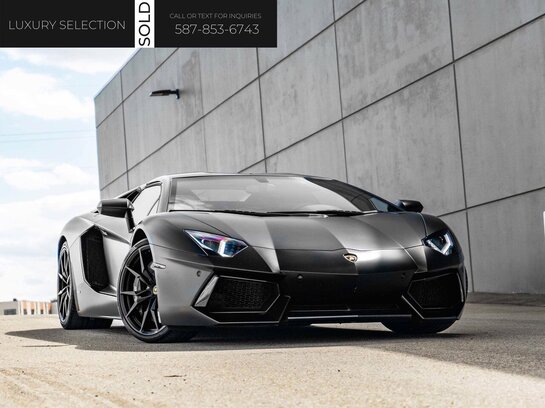 2016 Lamborghini Aventador 2016 Nero Nemesis