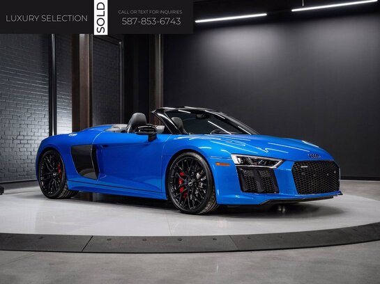 2018 Audi R8 Spyder 2018 Blue