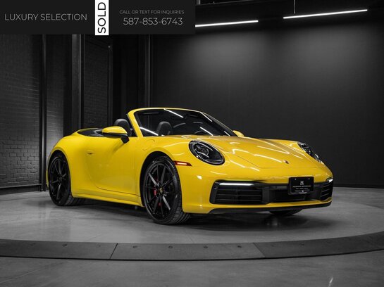 2020 Porsche 911 2020 Yellow