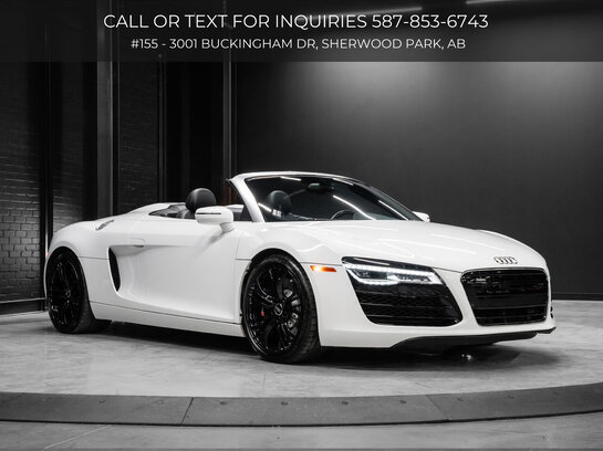 2015 Audi R8 2015 White
