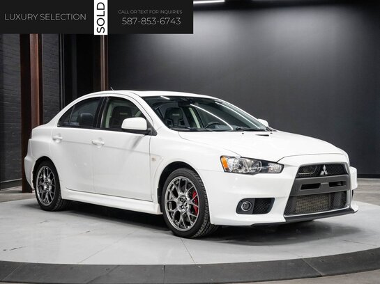 2014 Mitsubishi Lancer Evolution 2014 White