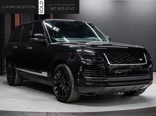 2019 Land Rover Range Rover 2019 Black